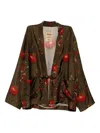 Uma Wang Graphic-print Blouse In Brown