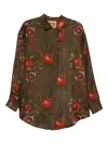 Uma Wang Graphic-print Shirt In Green