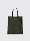 Uma Wang Black Tote With Crinkled Texture And Spacious Interior