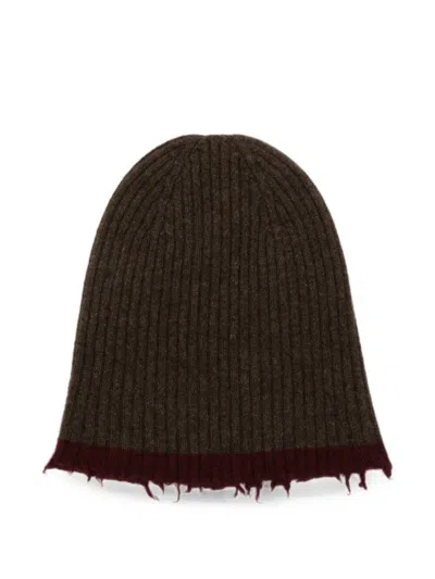 Uma Wang Hat Cashmere "sofia" In Brown