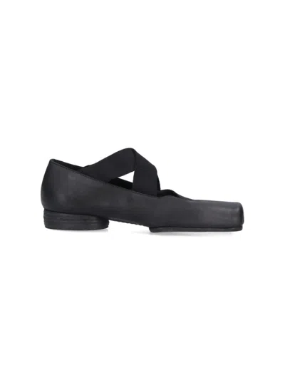 Uma Wang Heeled Ballerinas - Black