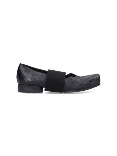 Uma Wang Heeled Ballerinas – Black