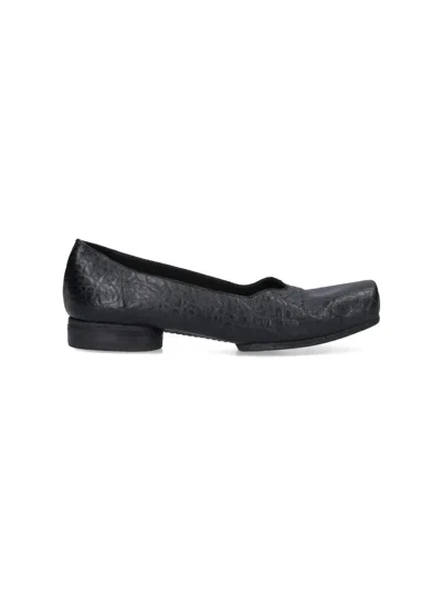 Uma Wang Heeled Ballet Flats In Black