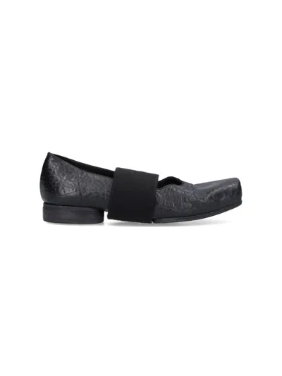 Uma Wang Heeled Ballet Flats In Black