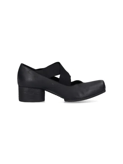 Uma Wang Heeled Ballet Flats In Black