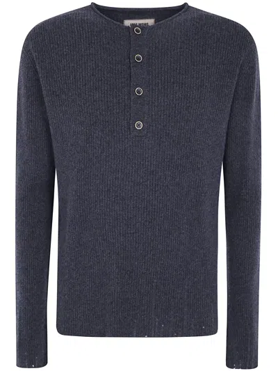 Uma Wang "henley" Shirt Top In Gray