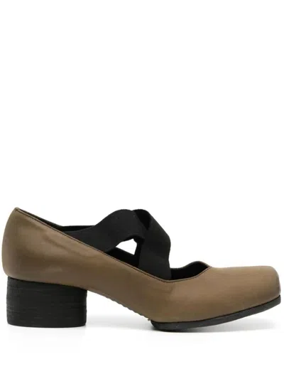 Uma Wang High Ballet Shoes In Brown