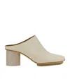 Uma Wang Women's Leather Mule In Nude