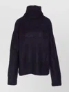 Uma Wang High-neck Long-sleeve Sweater In Black