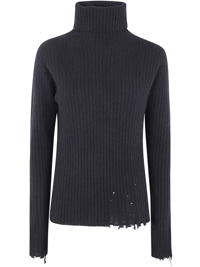 UMA WANG UMA WANG "HIGH NECK RIB TOP" SWEATER