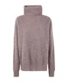 Uma Wang High Neck Sweater In Brown