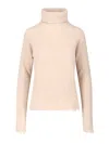 Uma Wang High Neck Sweater In Neutral