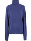 Uma Wang Turtleneck Frayed-hem Sweater