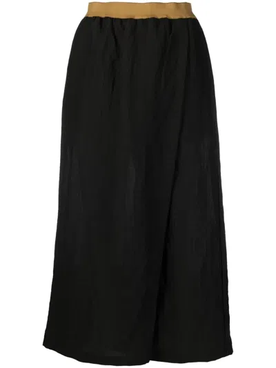 Uma Wang High-waist Wide-leg Trousers In Black