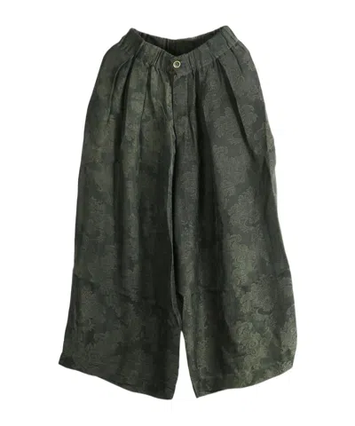Uma Wang High-waisted Wide-leg Casual Trousers In Gray