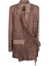 Uma Wang 'khloe' Jacket In Brown