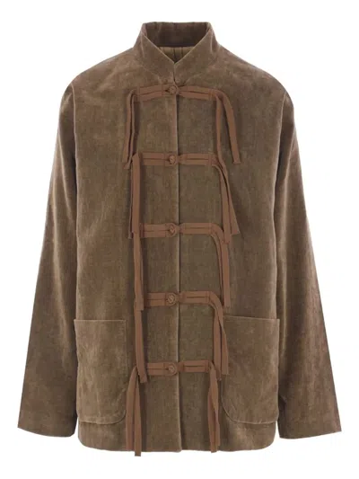 UMA WANG UMA WANG JACKET WITH FROGS