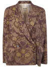 Uma Wang Jacket Wool In Animal Print