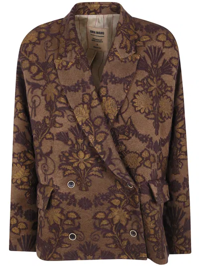 Uma Wang Jacket Wool In Yellow
