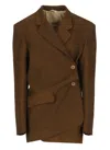 Uma Wang Kava Jacket In Brown