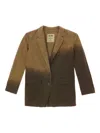 Uma Wang Jane Pocket Blazer In Brown