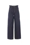 Uma Wang Phyllis Jeans In Denim In Black