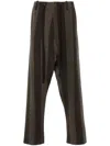 Uma Wang Belt-loop Casual Pants In Grey