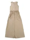 Uma Wang Jersey Midi Dress In Nude
