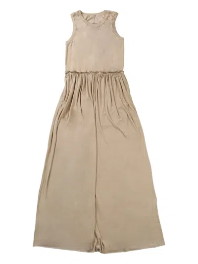 Uma Wang Jersey Midi Dress In Nude