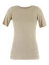 Uma Wang Crew Neck T-shirt In Neutrals