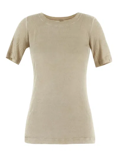 Uma Wang Jersey T-shirt In Neutrals