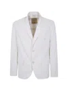 Uma Wang Tailored Comiso Suit Jacket Notch Lapel In White