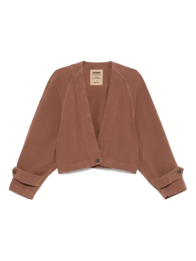 Uma Wang Jj Jacke In Braun