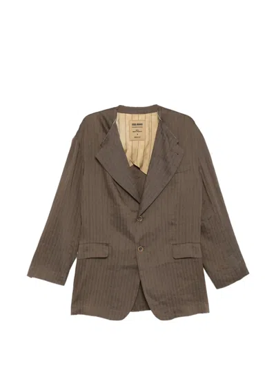 Uma Wang Jui Single-breasted Blazer In Brown