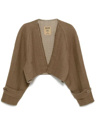 Uma Wang Kady Jacket In Brown