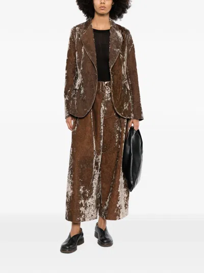 Uma Wang Kali Jacket In Brown