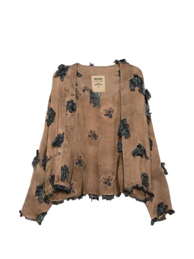 Uma Wang Kalrke Jacket In Brown