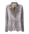 Uma Wang Single-breasted Blazer In Purple