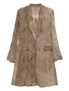 Uma Wang Katia Coat In Brown