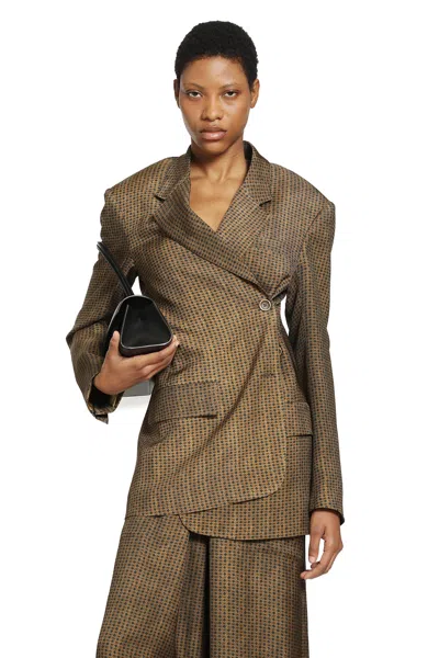 Uma Wang Kava Jacket In Brown