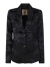 Uma Wang Long-sleeved Suit Jacket In Black