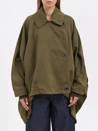 Uma Wang Kew Cotton Jacket In Green
