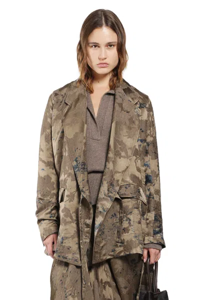 Uma Wang Khloe Jkt In Brown