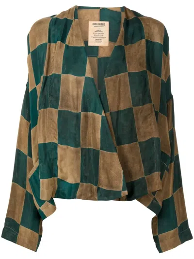 Uma Wang Klarke Cropped Jacket In Multi