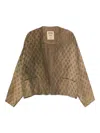 Uma Wang Klarke Jacket In Brown
