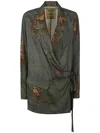 Uma Wang Klhoe Jacket In Blue