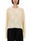 Uma Wang Shirt With Polka Dot Pattern In Neutrals