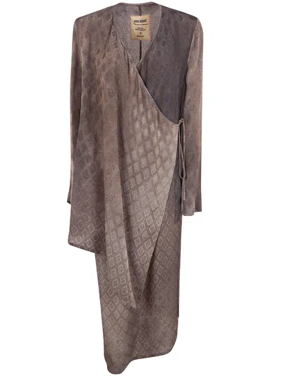 Uma Wang 'kunto' Jacket In Brown