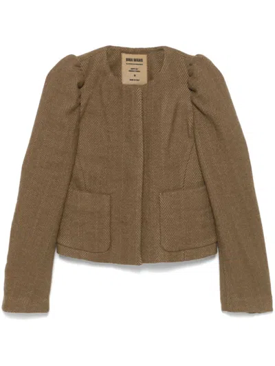 Uma Wang Kuppy Jacket In Brown