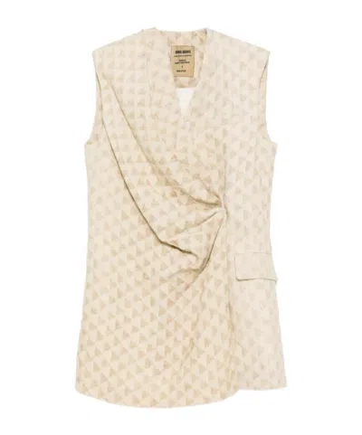 Uma Wang Kusmo Jacket In Neutral